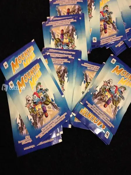46 ungeöffnete Mountain-Mania Sticker