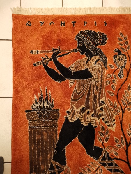 Wandteppich Teppich handgeknüpft