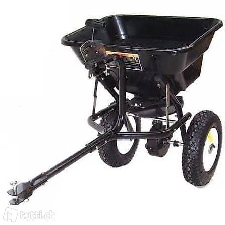  NEU Aufsitzmäher Streuwagen Streuer 40Ltr