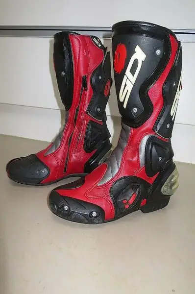Motorradstiefel von SIDI rot Gr. 41