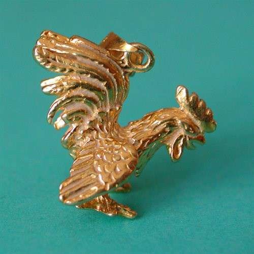 Pendentif Astrologie Chinoise Animal : Coq