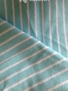 Pucktuch 90x90cm Baumwolle türkis weiss NEU