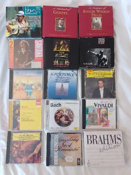 CD Sammlung Bach, Brahms, Jazz, Pop