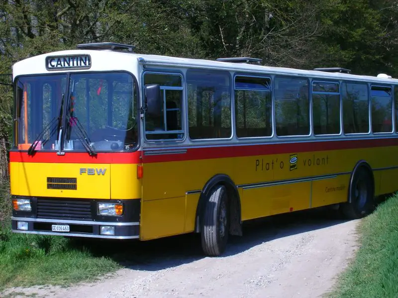 FBW 6599 Postauto 50U – rollendes Restaurant