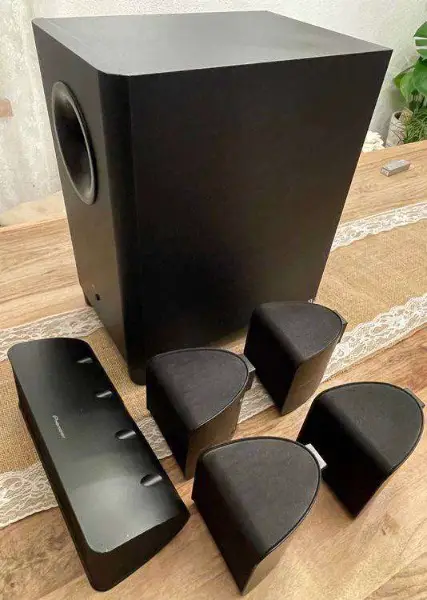 pioneer - aktiv woofer + lautsprecher 5.1 black