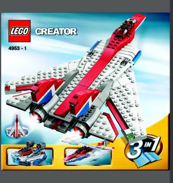 Lego Creator 4953 Fast flyers 3in1 Set