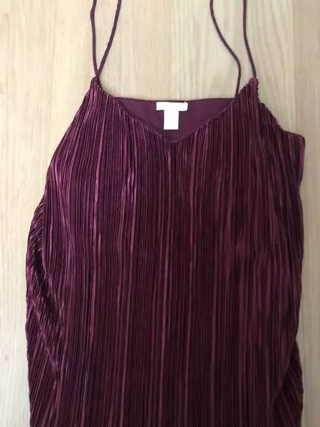 Weinrot Top von H &M Gr: M