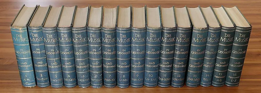 Die Musik in Geschichte und Gegenwart (MGG) , Band 1-16