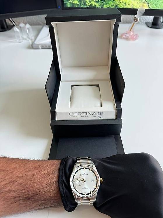 Certina DS 1 automatik, 41mm, Bicolor und Saphirglas