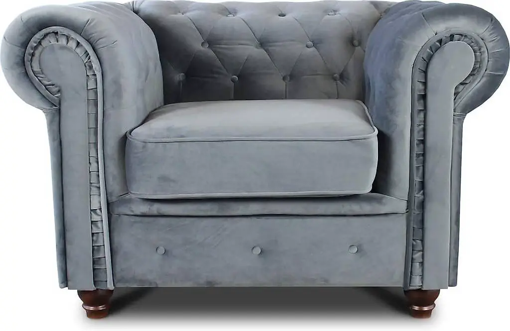 Sessel Chesterfield Asti - Couch, Couchgarnitur, Couchsessel