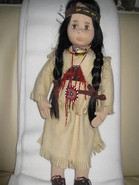 Indianer-Stoffpuppe