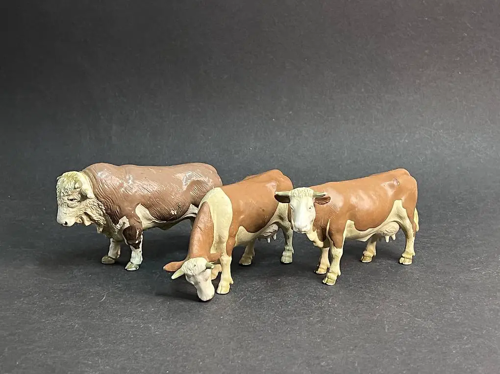 Schleich Kühe Kuh Muni Bulle Rind Tiere Schleichtiere