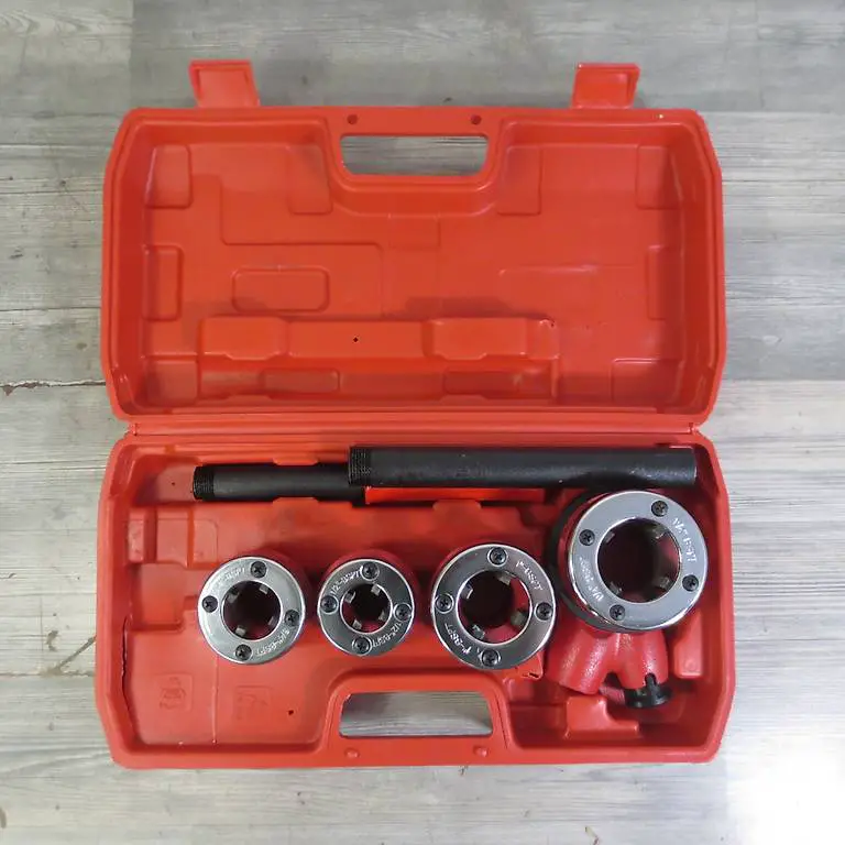 Schneidkluppen Set 7-tlg.Gewindeschneider Rohrschneider