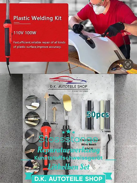 Auto Stossstange Reparaturwerkzeug Kunststoffschweissgerät