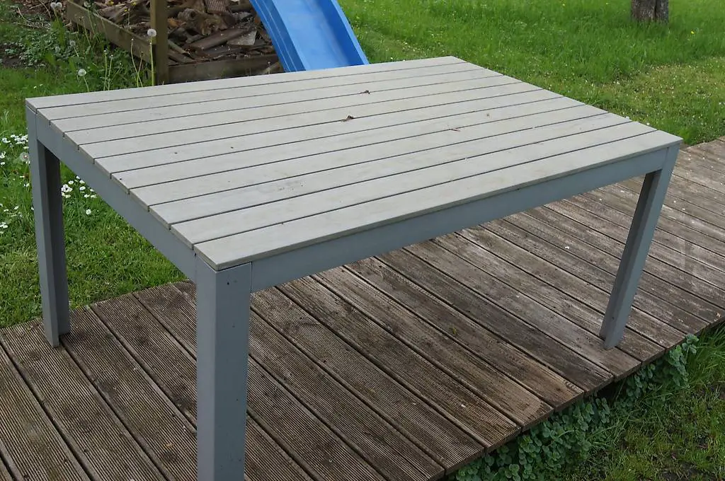 Gartentisch aus Aluminium