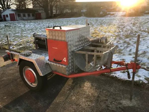 Anhänger Rosenbauer von Feuerwehr für Traktor, Jeep oder PW