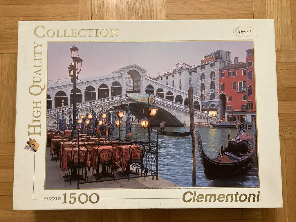 Clementoni Puzzle 1500 Teile, Rialto-Brücke Venedig