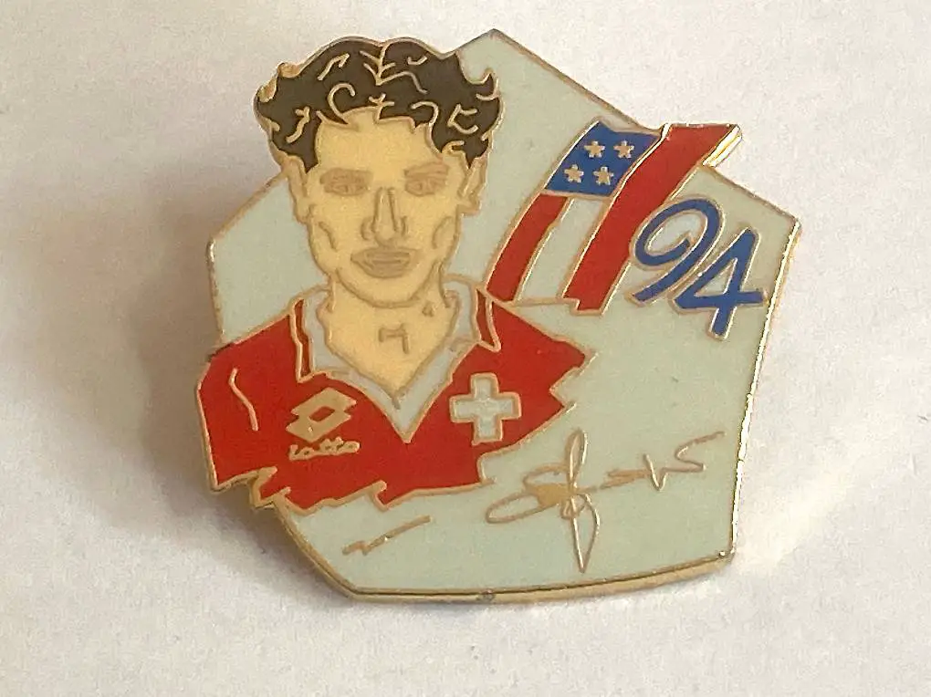 Pin Ciriaco Sforza WM 1994 USA Schweizer Fussball Nati