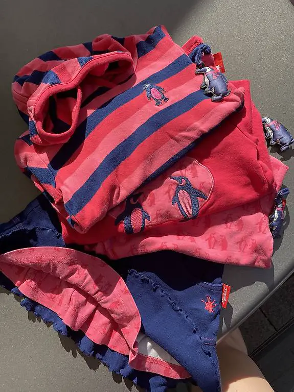 Sigikid Set, Gr 98, Röckli, 3 passende Oberteile