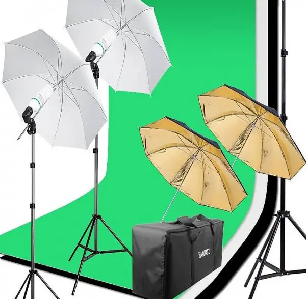  Hintergrund Fotostudio Set 5-in-1 Reflektor