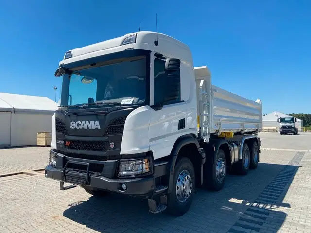 scania, p420 8x4 fml dreiseitenkipper, 3-seitenkipper