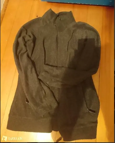 Fleece / Faserpelz Jacke, neu, grau, M, ungetragen