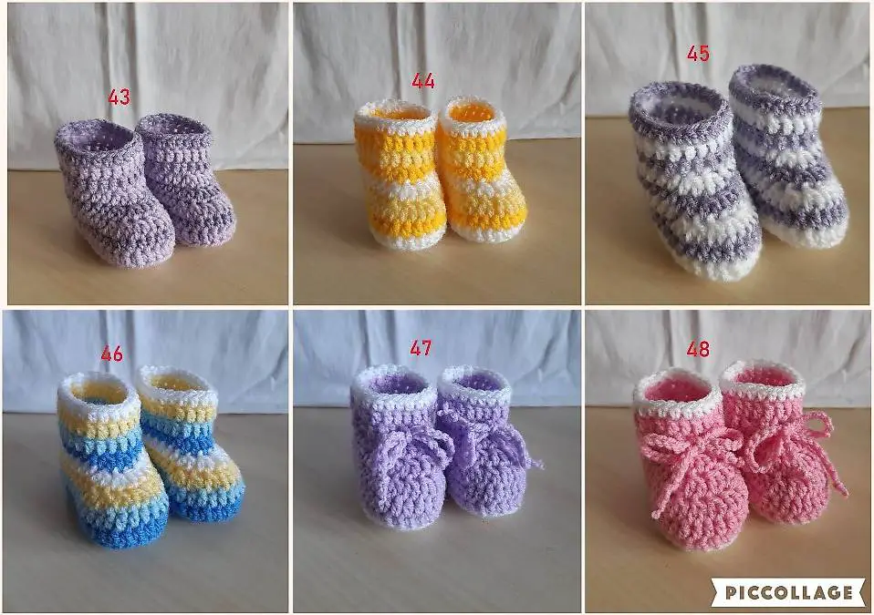 Handmade Babyfinkli, 0-8 Monate