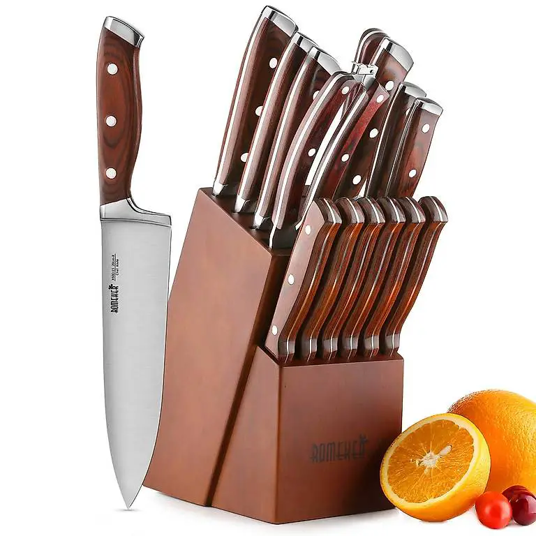 Messerblock Set Messer Küchenmesser Kochmesser