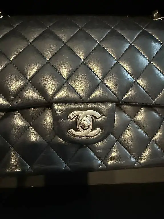 Chanel double flap small Lammleder