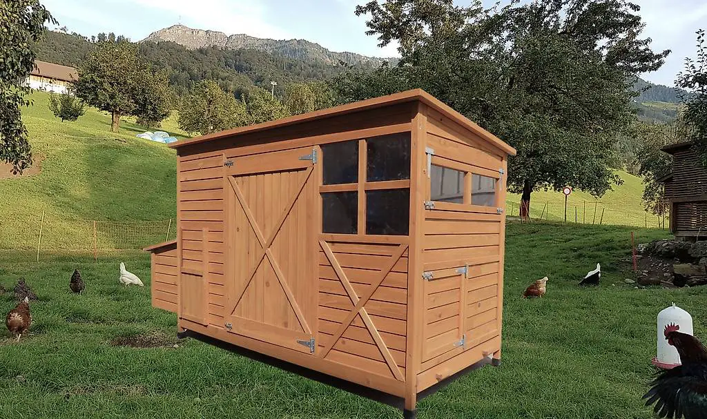 isoliertes hühnerhaus hühnerstall enten gänse wachteln hasen