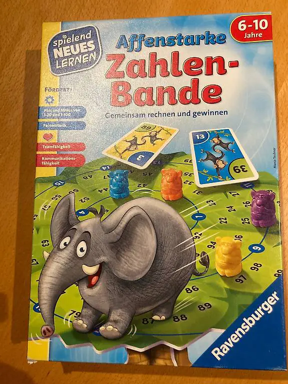 Lernspiel "Affenstarke Zahlenbande", ravensburger