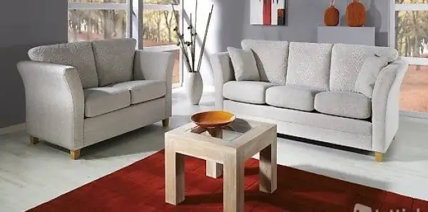  SOFAGARNITUR 3+2 SITZER MIT BETTFUNKTION LOUISIANA
