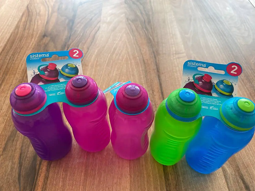 Trinkflaschen Sistema, 330ml, 5 Stk.