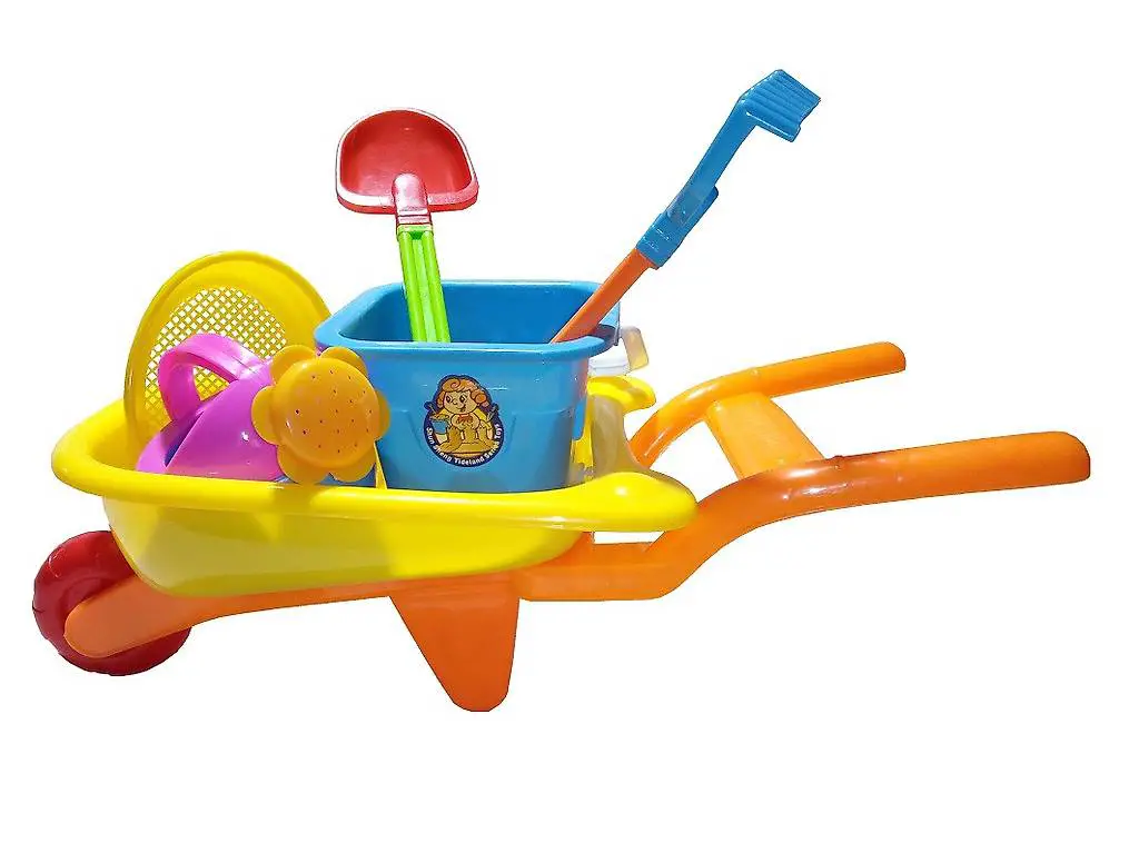 Sandspielzeug Schubkarre 8-teilig