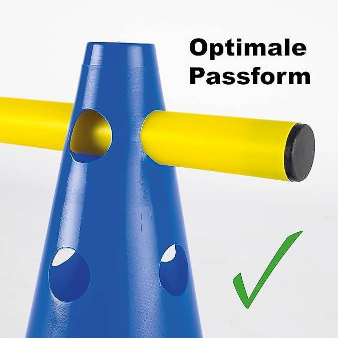 Steckhürdenset für Koordinationstraining 113,5x15,5x15 cm