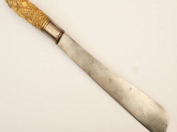  Antiker "Dha"-Hauer mit Affengottgriff - Burma