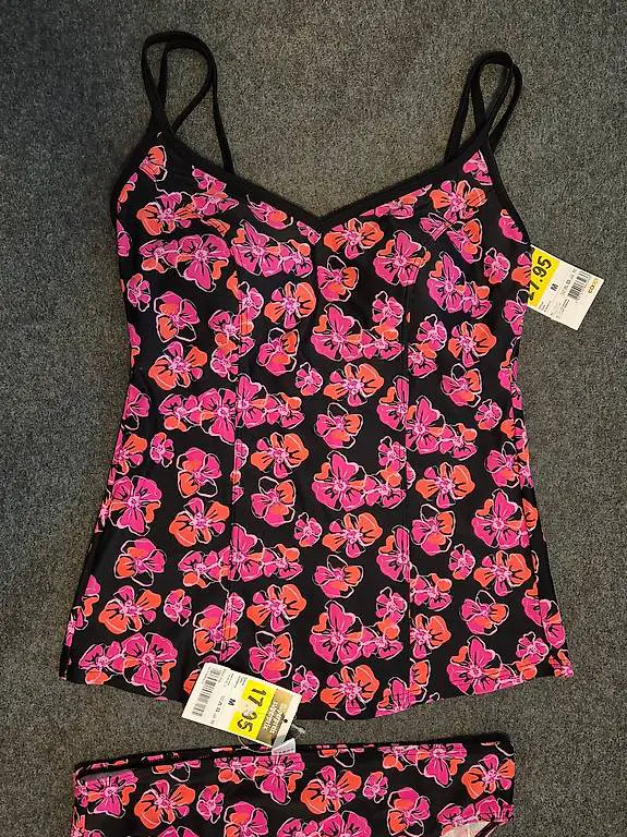 Damen Badeanzug Schwimmanzug 2-Teilig NEU Gr. M