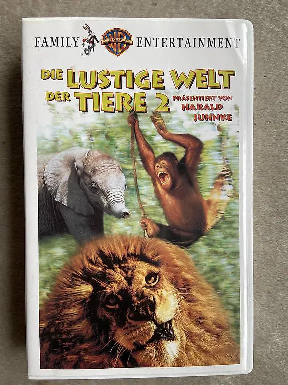 VHS-Videokassetten: Lustige Welt der Tiere 2 und 3