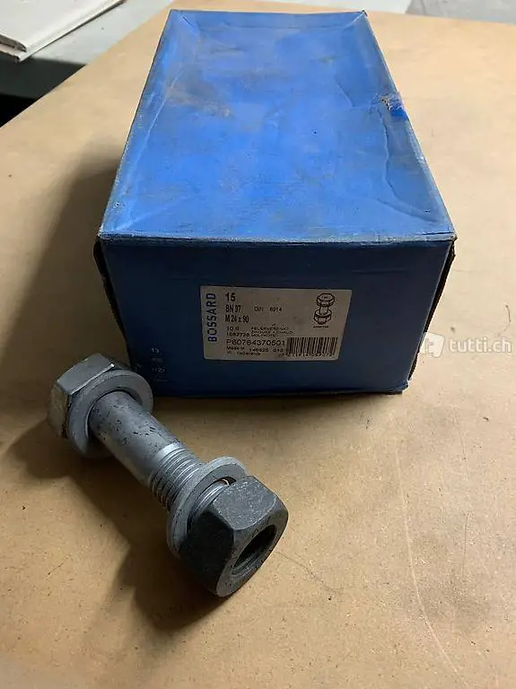 Viti testa esagonale M16 M24 inox e zincati