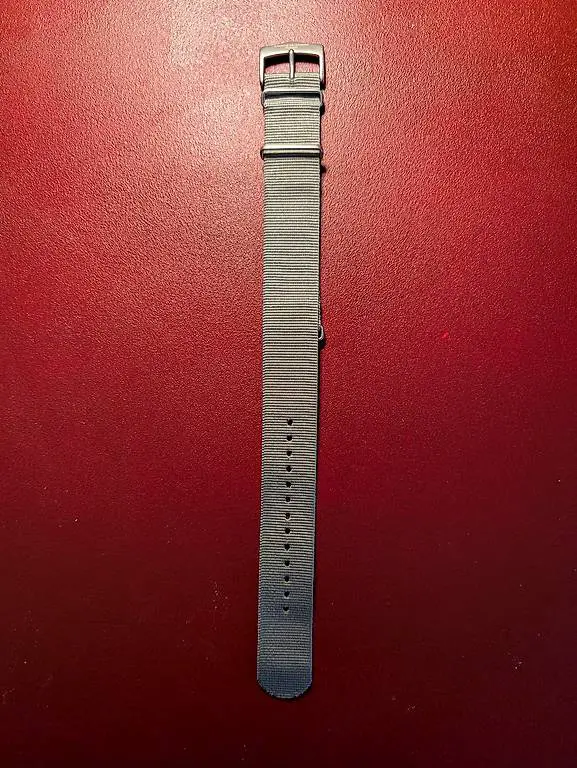 Nato Uhrenarmband, 24mm, Textil, grau