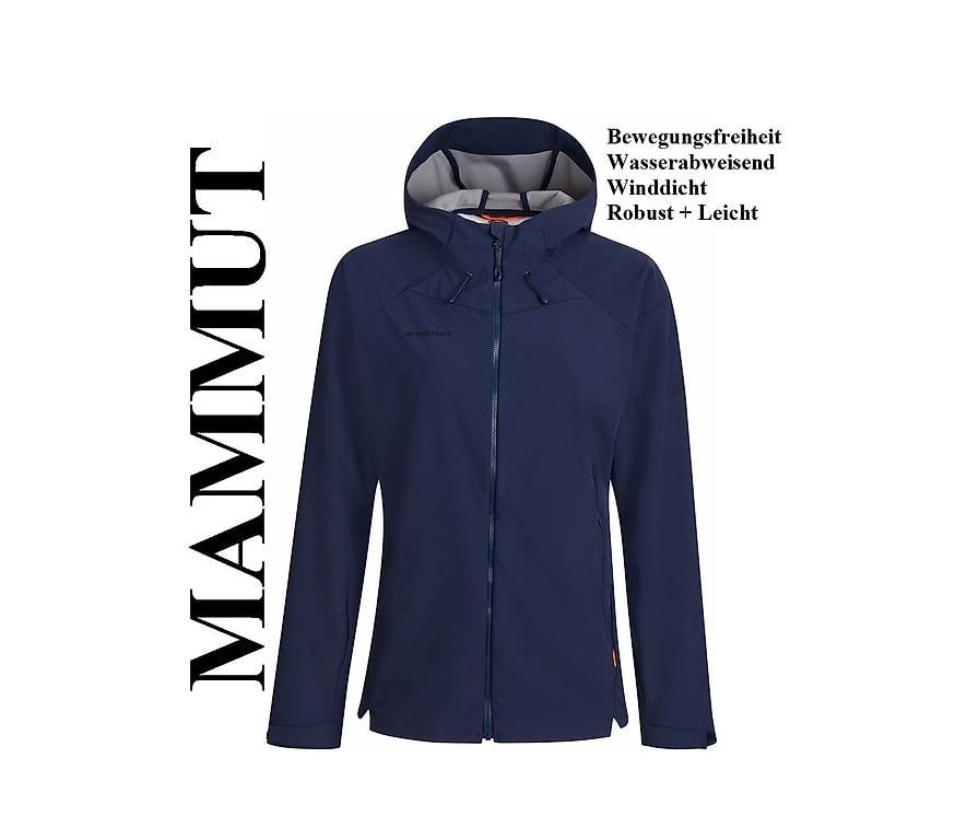 XL NEU 240.- Mammut Wanderjacke Kletterjacke mit Wollanteil