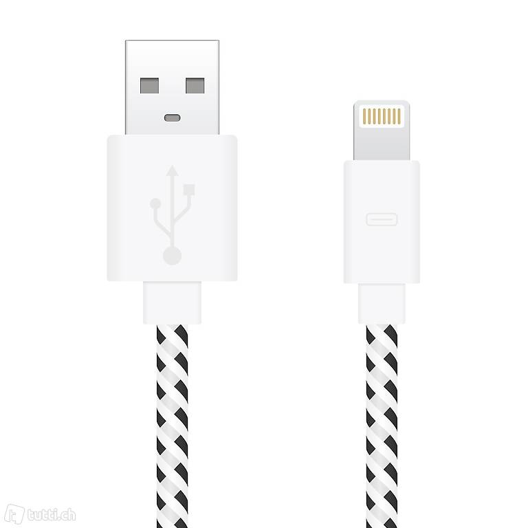  Ladekabel für iPhone 1.5 m weiss