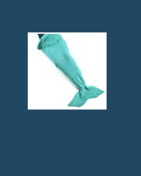 Decke Meerjungfrau türkis