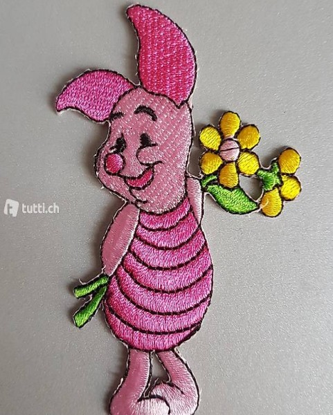 FERKEL - Aufbügler - Stickerei - 8,5 x 5,8 cm