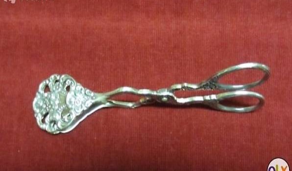  Pralinenzange Silber 800