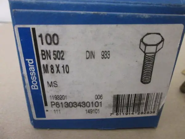 Sechstkantschrauben ohne Schaft Messing M8x10 (1889-TPGHR)