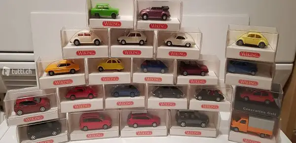 Wiking Diverse Auto 1:87 Ford, Mercedes, VW, Citroen, Saab