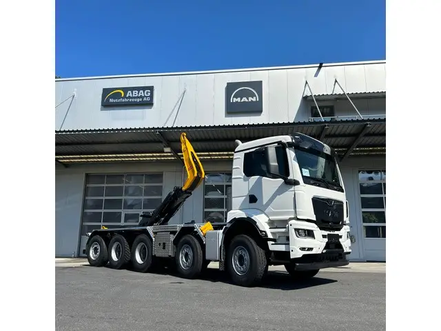 MAN, TGS 50.520 10x4-6 BL CH, Abrollkipper (Haken)