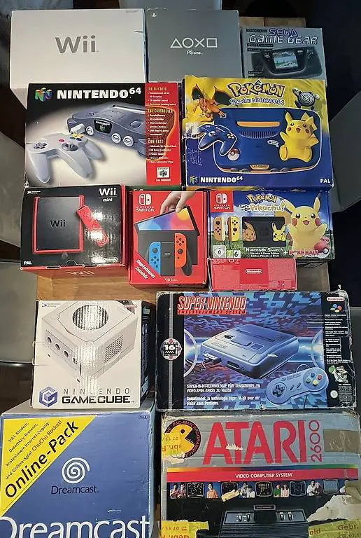 Nintendo 64 NES SNES Gamecube Switch Playstation Sega DS