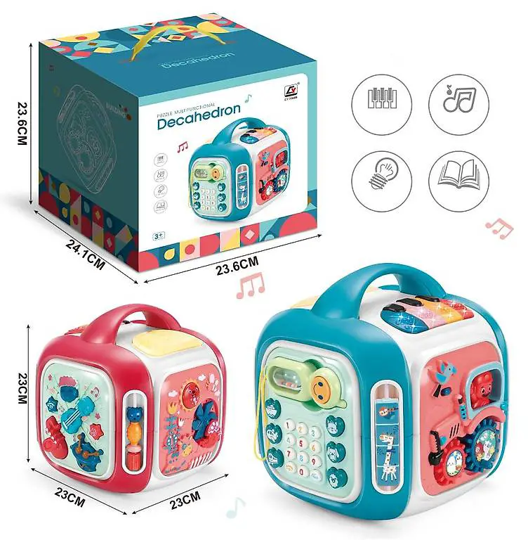 Entdeckerwürfel Motorikspielzeug rot